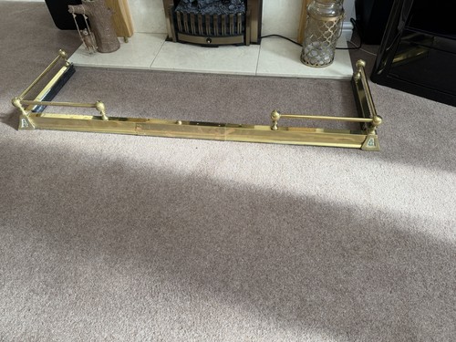 Brass fire fender large - brass,