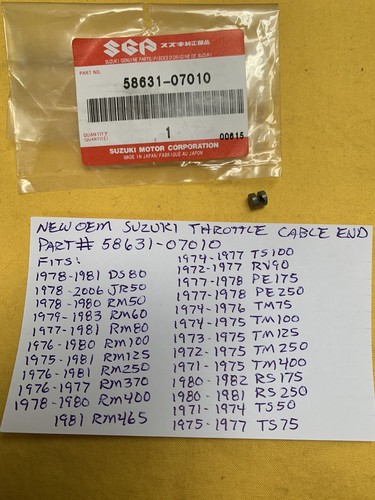 Oem suzuki throttle - oem, cable