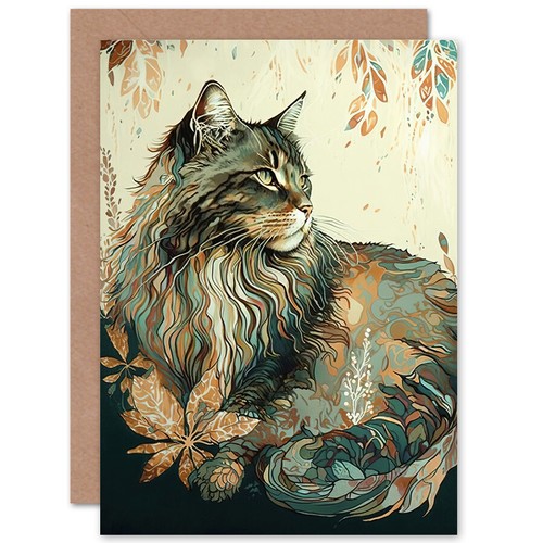 Maine coon cat - coon, pattern