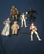 Star Wars Figures X6 X2 Clones With Accessories And Vader With Accessories