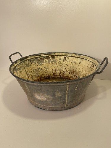 Vintage galvanised metal - vintage,