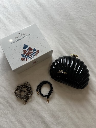 Chanel black shell - chanel, bag