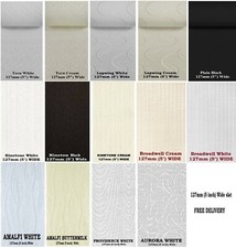 Vertical Blind Replacement Slats Louvres 127mm (5") - Plain & Patterned Fabrics