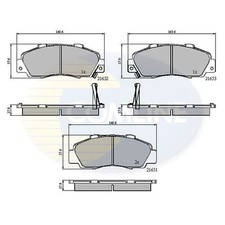 Brake Pads Set Front CBP3551