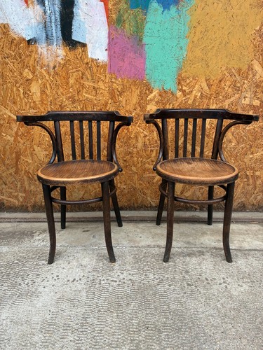 Wooden bentwood armed - armed, chairs