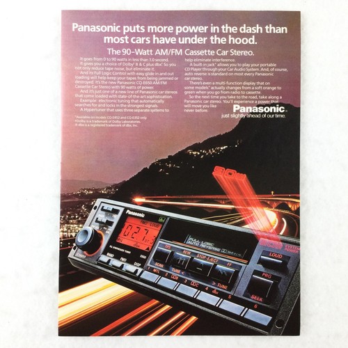Panasonic car stereo - panasonic, 80s