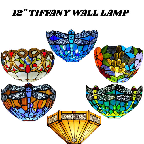 Tiffany wall lamp hand - 12",