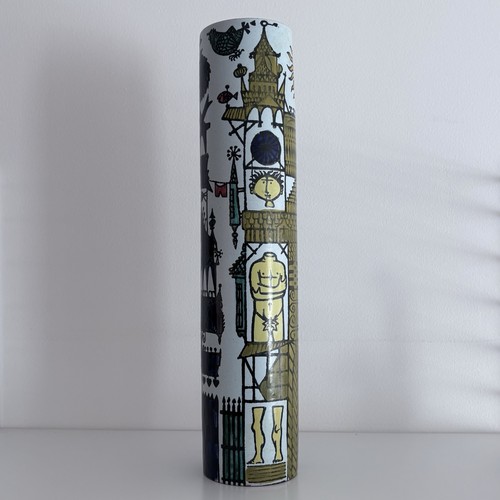 Karneval high round vase - karneval,
