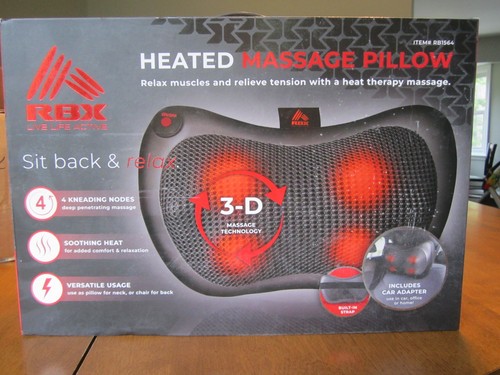 Rbx heated massage pillow for - heated,