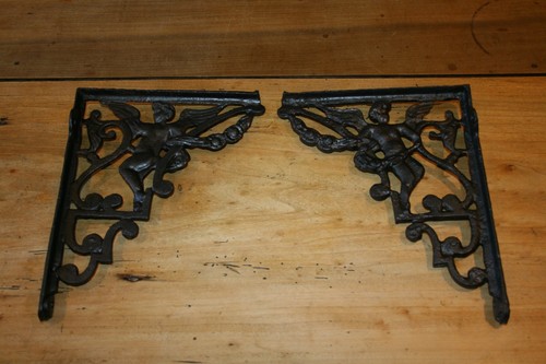 Victorian iron cistern shelf - cistern,