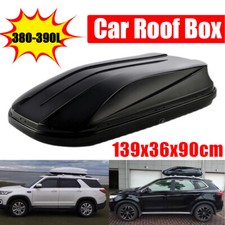 139*90cm Car Roof Top Box Gloss Black Heavy Duty Roof Storage Box Waterproof