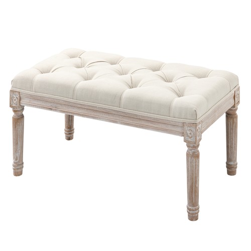 Homcom accent bench tufted - homcom,