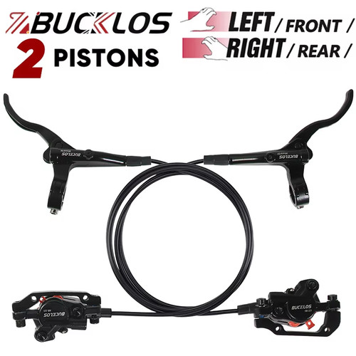 Pair hydraulic disc brakes for - disc,