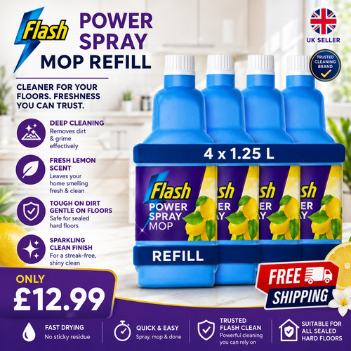 Flash power spray mop - power,