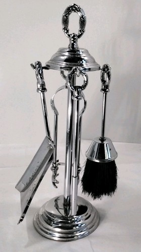 Vintage silver colour fireside - silver,