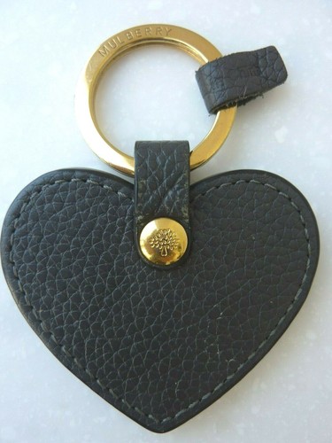 Mulberry heart keyring dark - keyring, in