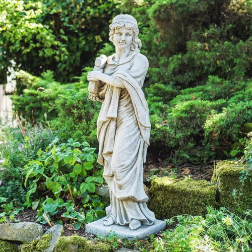 Large lady with - large, stone