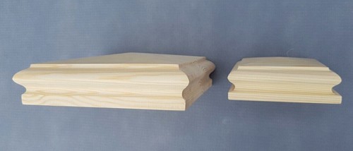 Stair newel post cap pyramid - newel,