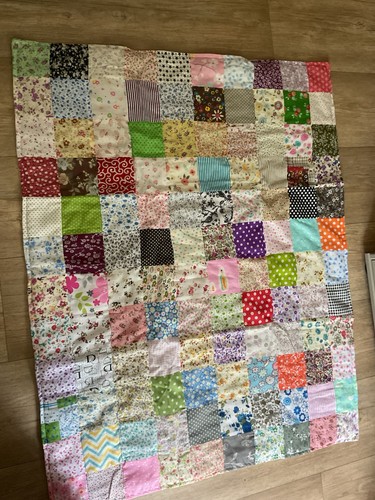 Handmade patchwork quilt x - 38,