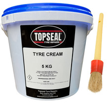 Tyre Fitting Cream Tyre Soap Premium Lubricant 5kg Tub With Paste Brush