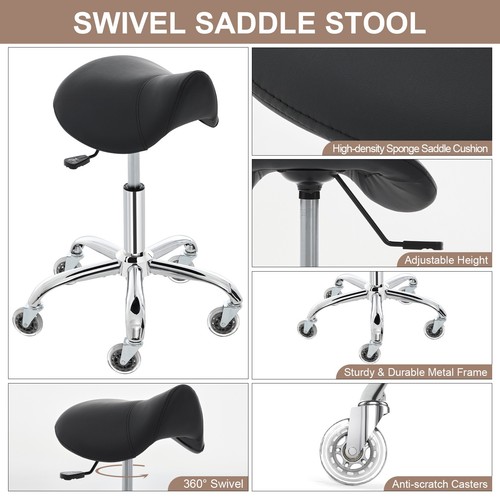Saddle stool with versatile - stool,