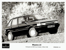 Rover Maestro LX 1990 Original UK Market Press Photograph Front 3/4 View 