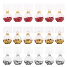 Christmas 6 Glass Bauble Place