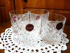 4 x Vintage 'Webb' Crystal