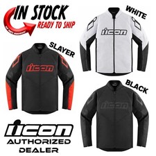 2022 ICON HOOLIGAN CE MOTORCYCLE STREET JACKET - PICK SIZE / COLOR ARMORED