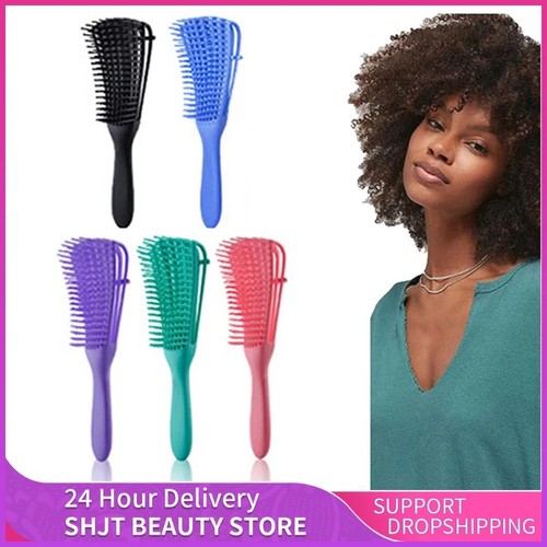 Hair comb detangling - hair,