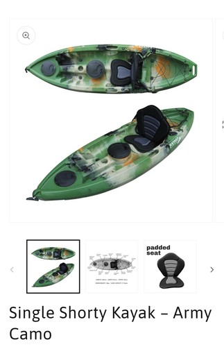 Shorty kayak army camo - army,