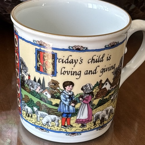 Royal worcester mug fridays - worcester,