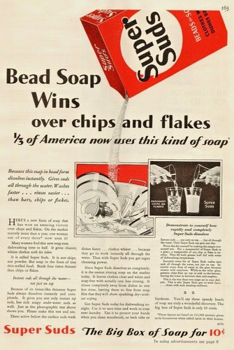 1929 super suds soap vintage - suds,