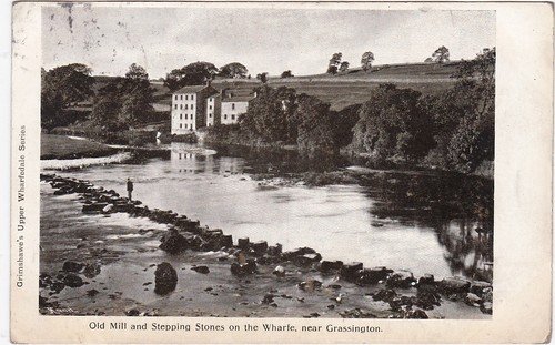 Old mill stepping stones - old,