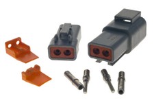 DEUTSCH DTP SERIES MULTI PLUG WATERPROOF CONNECTOR 2 WAY PIN KIT