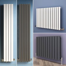 Designer Radiator Vertical Horizontal Flat Panel Oval Column Central Heating Rad
