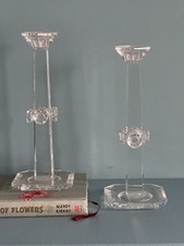 Pair Vintage Crystal