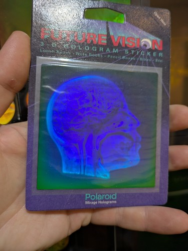 Genuine 1990s hologram - genuine, real