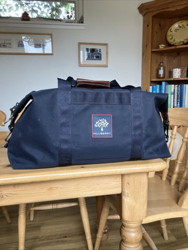 Mulberry navy vintage travel - mulberry,