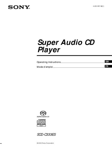 Sony scd c333es - audio, cd