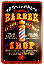 Moustachios Barber Shop 1950's