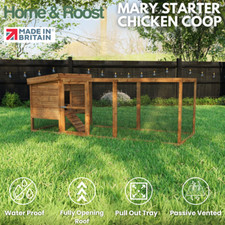 7.7ft XL Mary Hen House Chicken Coop Starter Kit HAND MADE IN THE UK