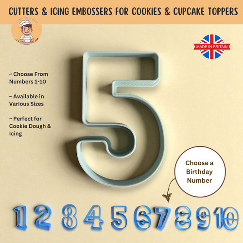 Birthday age number - birthday, cookie