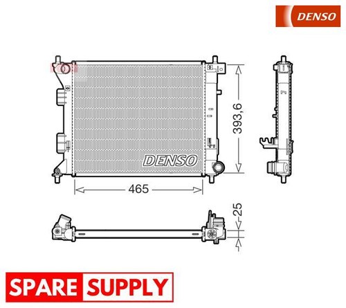 Radiator engine cooling - radiator,, for