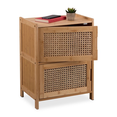 Bedside table rattan - bedside, 2