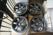 For Honda Civic EK eg ek9 ef8 ef9 sb3 eg6 eg2 JDM 16" TE gunmetal Style wheels