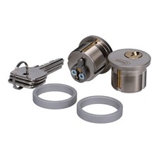 2 x Screw In Round Cylinder