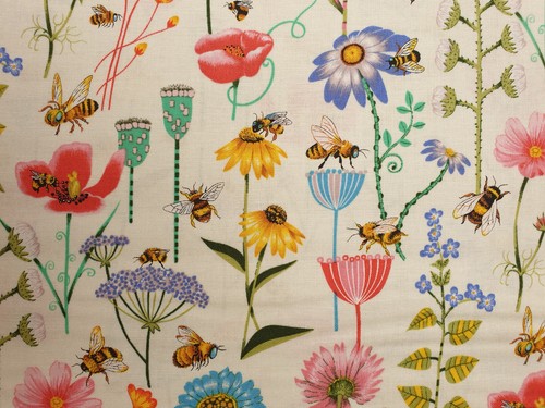 Bee haven fabric - uk, 100%