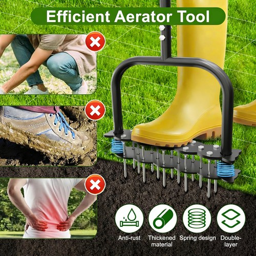Lawn aerator tool with - lawn,