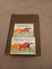 WADDINGTONS TOTOPOLY FROM THE 193040S WITH CARDBOARD HORSES BOARD GAME